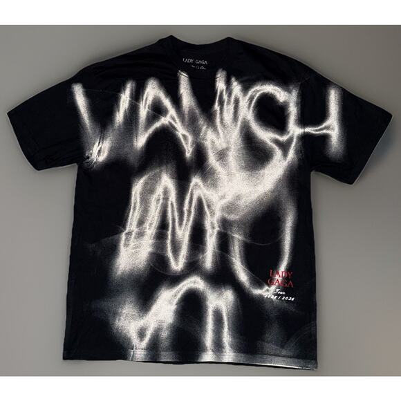 Lady Gaga Vanish Into You Mayhem Ball Tour Oversized T-Shirt w/Defect Medium - Picture 7 of 7